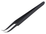 Pensetă de precizie PIERGIACOMI 120mm v&acirc;rf c&acirc;rlig ESD pentru lucrări de precizie