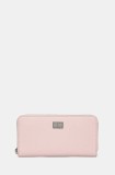 Tommy Jeans portofel femei, culoarea roz, AW0AW17299