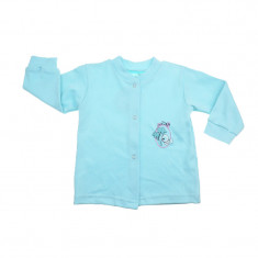 Bluza cu maneca lunga pentru bebelusi Pifou BBP02, Turcoaz foto