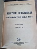 Buletinul deciziunilor pronuntate de Inalta Curte de Casatie si Justitie in anul 1934 vol.LXXI, partea II