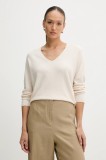 OUI pulover culoarea bej, 93708