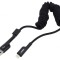 Cablu spiralat USB 2.0 Apple Lightning 1m