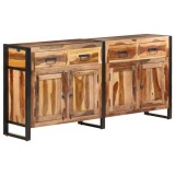 Cumpara ieftin Servanta, 172x35x80 cm, lemn masiv acacia cu finisaj miere