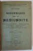 Recherches Mediumnite Gabriel Delanne 1923, Legatura Piele, Spiritualitate, Ezoterism, Carte Veche Ilustrata