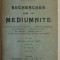 RECHERCHES SUR LA MEDIUMNITE par GABRIEL DELANNE , FIGURES DANS LE TEXTE , 1923 , COTOR SI COLTARE DIN PIELE