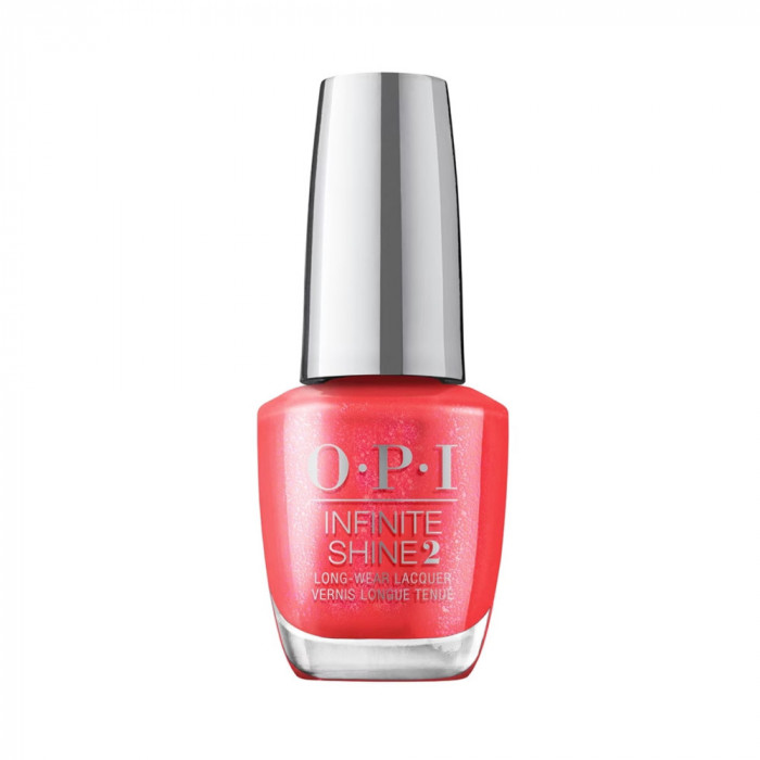 Lac de unghii cu efect de gel, Opi, IS Left your texts on Red, 15ml