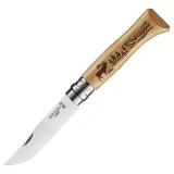 Cuțit de buzunar Opinel VRI N&deg;08 Inox Animalia Deer