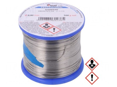 S&amp;acirc;rmă de lipit 0,8mm 500g cu plumb 190&amp;deg;C foto