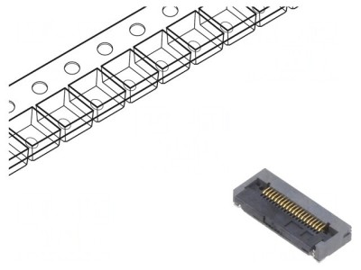 Conector FFC/FPC Orizontal 20 PIN ZIF foto