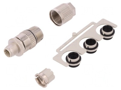 Mufă M12 4PIN Ethernet Cablu IP67 Drept foto