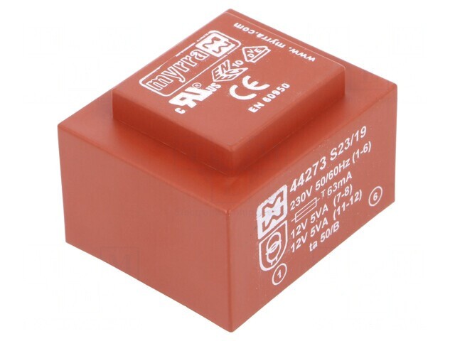 Transformator &Icirc;ncapsulat 10VA 230VAC 12V PCB