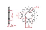 Pinion fata Otel KAWASAKI KXF 250 04- 05, SUZUKI RMZ 250 04- 05