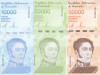 Bancnota Venezuela 10.000 - 50.000 Bolivares 2019 - PNew UNC ( set x3 )