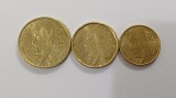 Franta -10,20,50 eurocenti 2024- Mai rare-Simone Weil ,Josephine Baker ,Marie Curie