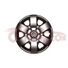 Set 4 Capace Roti VW R14 Argintii, Plastic Flexibil, Model 210, Calitate Superioara