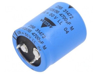 Condensator electrolitic SNAP-IN 4,7mF 50V &amp;Oslash;25x30mm &amp;plusmn;20% foto