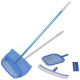 Set de curatare a piscinei 1 perie 2 skimmere 1 tub telescopic GartenMobel Dekor, vidaXL