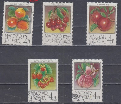 A12 S4 5 - Timbre foarte vechi - Ungaria - fructe foto
