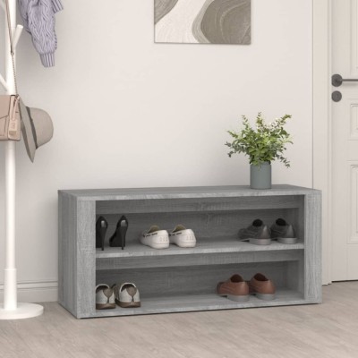 vidaXL Pantofar, gri beton, 100x35x45 cm, lemn compozit 816908 foto