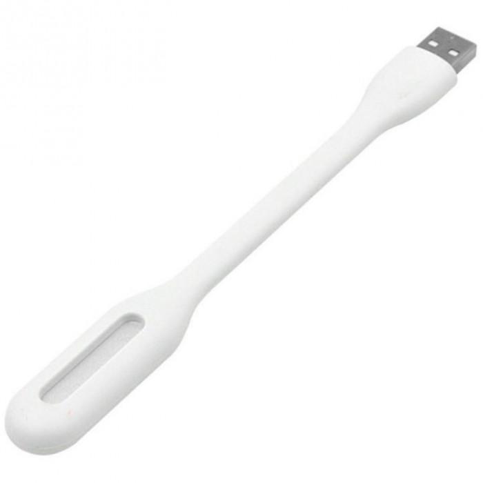 Lampa Led cu alimentare USB, Flexibila, Portabila, Alb, YULMI