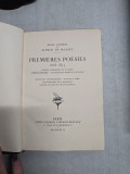 Premi&egrave;res Po&eacute;sies - Alfred de Musset