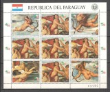 Paraguay.1985 Expozitia filatelica ITALIA:Pictura-coala mica GZ.169
