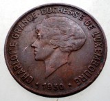 7.636 LUXEMBURG LUXEMBOURG CHARLOTTE 10 CENTIMES 1930