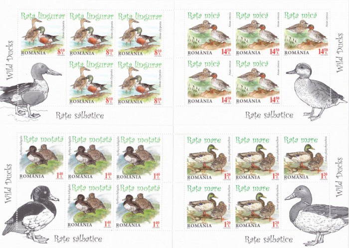 ROMANIA 2014 - RATE SALBATICE, MINICOLI, MNH - LP 2018c