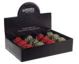 Set 12 globuri brad Craciun sticla verde rosie &Oslash;8 cm