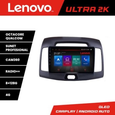 Navigatie HHyundai Elantra 2009 M-2009 Octa Core Android Radio Bluetooth GPS WIFI/4G DSP 2K 8+128GB 360 Toslink CarStore Technology foto