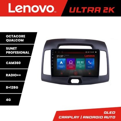 Navigatie HHyundai Elantra 2009 M-2009 Octa Core Android Radio Bluetooth GPS WIFI/4G DSP 2K 8+128GB 360 Toslink CarStore Technology