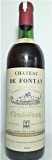 67 VIN ROSU CHATEAU DE FONTAN CORBIERES, Recoltare 1969 CL 75 GR 11