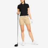 Pantalon scurt chino golf MW500 Bej Damă