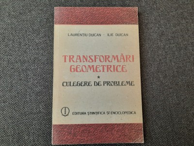 Transformari geometrice Ilie Duican RF9/0 foto