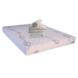 Set Saltea ortopedica Saturn Memory Plus Comfort 160x200x20cm cu spuma poliuretanica HR, memory foam 4 cm, husa hipoalergenica, fermitate mediu-tare,