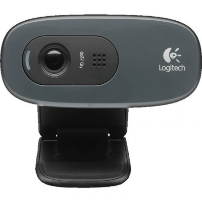 Camera web Logitech C270 , HD 720p , Logitech Fluid Crystal , Negru foto