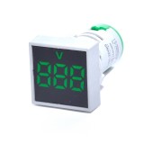 Voltmetru Patrat de Panou elSales ELS-22VMS/V, Diametru 22 mm, Temperatura de mediu -10˚C + 50˚C, Iluminare