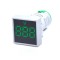 Voltmetru Patrat de Panou elSales ELS-22VMS/V, Diametru 22 mm, Temperatura de mediu -10˚C + 50˚C, Iluminare