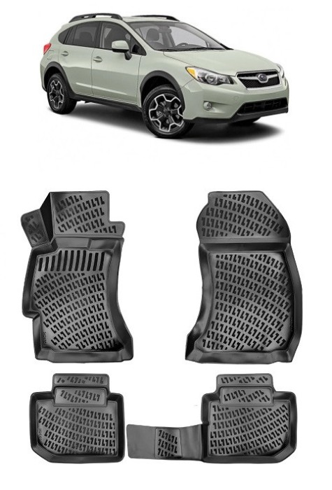Set covorase cauciuc dedicate SUBARU XV (2012-2019)