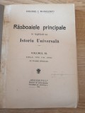 I., MANOLESCU. Răsboaiele principale ... VOLUMUL III. DELA 1815 LA 1865 - 1922