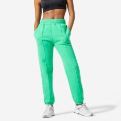 Pantalon călduros 500 Fitness Verde Damă