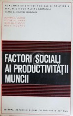 Factori sociali ai productivitatii muncii. Integrare in munca si fluctuatie foto