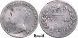 1845, 3 Pence - Victoria - Regatul Unit al Marii Britanii și Irlandei | KM 730, Europa, Argint