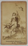 INDEPENDENTA ROMANIEI , C. GEORGESCU PINX. FOTOGRAFIE DUPA TABLOU , FORMAT C.D.V. , SFARSITUL SEC. XIX