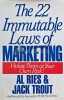 The 22 Immutable Laws of Marketing - Jack Trout, Al Ries - 1993, HarperCollins, 143 pg, Coperta Cartonata, Stare Buna