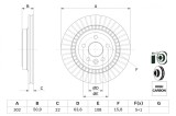 BOSCH 0 986 479 713 Disc frana
