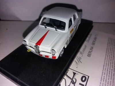 Macheta Alfa Romeo Giulieta T.I. Historic Races scara 1:43 RIO foto