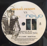 Vinil Michael Jackson vs Ne-Yo &amp; SWV &lrm;&ndash; Because Of You 12&quot; (VG+)