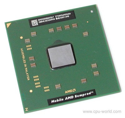 Procesor laptop AMD Mobile Sempron 64 3000+ 1.8GHz SMS3000BQX2LF Socket 754 foto