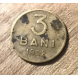 MNDRO Romania moneda 3 bani 1952